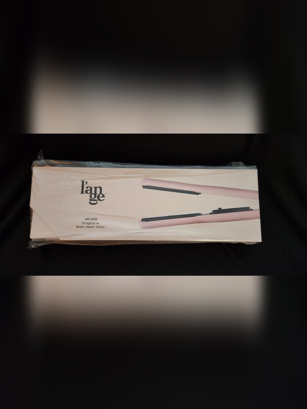 NIB Brand New L'ange Pink Ceramic Tourmaline Flat Iron